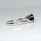 Natural African Amethyst Ring 925 Sterling Silver / Round-Shaped