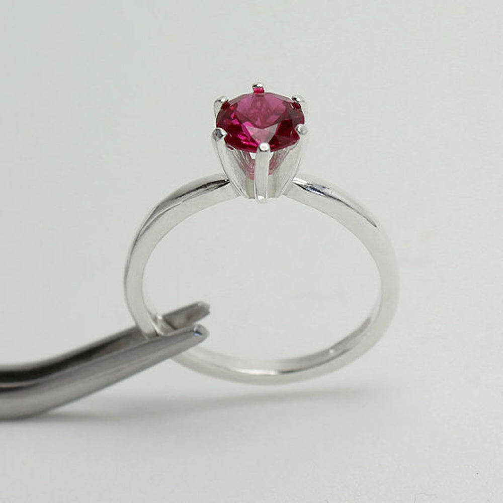 Ruby Ring 925 Sterling Silver / Engagement-Style – TSNjewelry