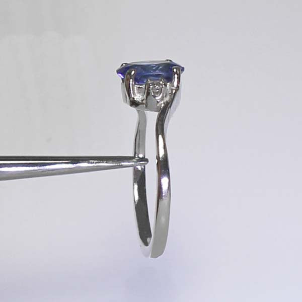 Tanzanite Ring 925 Sterling Silver / Diamond Accentts