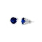4-Ct Ceylon Blue Sapphire Stud Earrings 925 Sterling Silver / Sapphire Stud Earrings