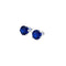 4-Ct Ceylon Blue Sapphire Stud Earrings 925 Sterling Silver / Sapphire Stud Earrings