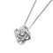 Two Rings Pendant Necklace 925 Sterling SIlver / Necklace for Women