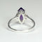 Natural African Amethyst Ring 925 Sterling Silver / 2.7 Ct.