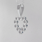 Blue Sapphire Necklace 925 Sterling Silver / Heart-Shaped Pendant
