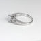 Diamond Engagement Set 925 Sterling Silver / Round-Shaped
