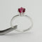 Ruby Ring 925 Sterling Silver / Engagement-Style