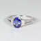 Tanzanite sterling silver ring celtic style