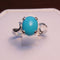 Natural Sleeping Beauty Turquoise Ring 925 Sterling Silver