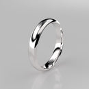 Wedding Band 925 Sterling Silver Ring / Simple Wedding Band